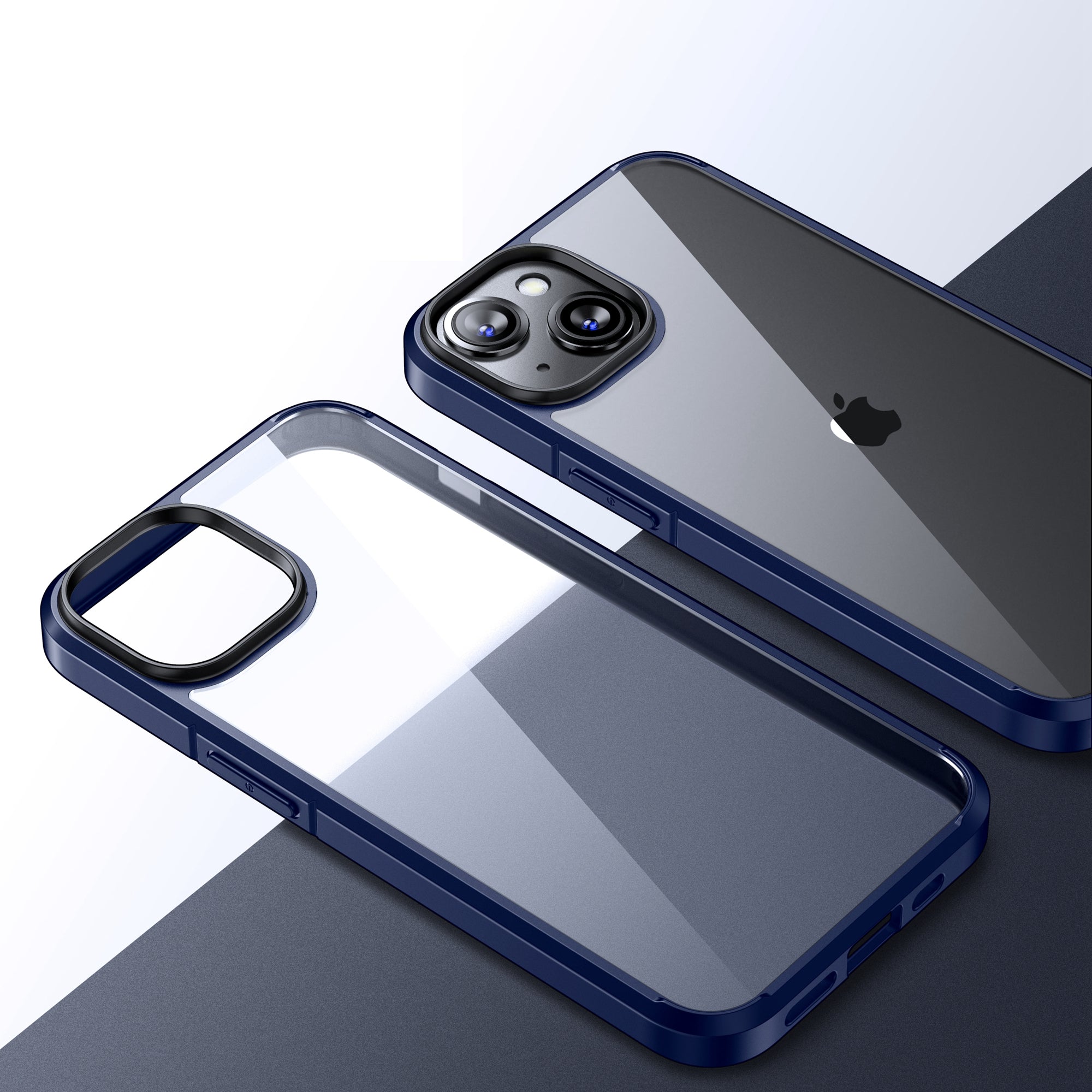 PC TPU Phone Case for iPhone 15 Crystal Clear Series Transparent Back Protective Phone Cover PC TPU Phone Case for iPhone 15 Crystal Clear Series Transparent Back Protective Phone Cover
